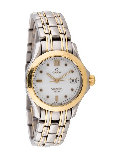 omega seamaster two tone bracelet|omega ladies Seamaster professional bracelet.